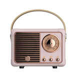 Retro Bluetooth-compatible Speaker HM11 Classical Sound Stereo Decoration Mini Speakers Travel Music Player
