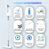 370ml Household Multifunctional 1500W Electric Steam Mop - Sterilization and Mite Removal Cleaner. 220V EU Plug.