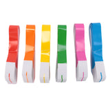 600Pcs Waterproof Hand Neon Wrist Bands Events Concert Adhesive Wristbands for Party