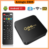WIFI 4K Q96 MAX TV 4G Set-top 11.0 Media Player S905 Quad Core Android tv box HD Smart Box