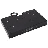 Stove Vent 12V Cooking Range Hood 3 Speed Adjustable with Touchable Screen LED Light for RV Camper Kitchen