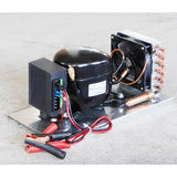 Compressor Condenser BD25HC for Car Solar Freezers and Marine Refrigerators - DC 12V/24V.