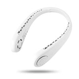 Summer Coog Leafless Hanging Neck Fan Bladeless Ventilator USB Rechargeable Neckband Fans Air Cooler