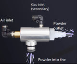 Electrostatic KCI powder pump spraying hine