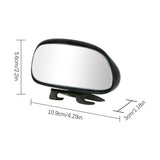 Bd Rectangular Wide Angle Auxiliary Multi-Angle Rotating High-Definition Glass Mirrors For Car Truck