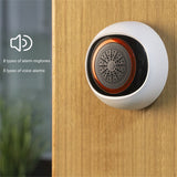 1 PCS Sound And Light Sensor 100DB 2-In-1 Alarm Battery USB Dual Power Smart Home Works