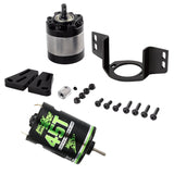 540 Brushed Motor 35T With 1:5 Reduction Gearbox For 1/14 Trailer 1/10 RC Car Crawler Axial SCX10 Traxxas TRX4 Replacement