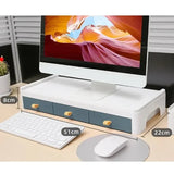 Multifunction Monitor Stand Table Desktop Computer Screen Riser Lockers Desk Organizer Stationery Boo Storage Office Supplies