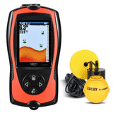 FF1108-1CT Portable Finder 100M/300FT Depth Alarm Wired Fish Detector echo sounder wireless for Fishing