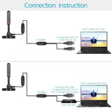 High Gain Digital Indoor DTMB Household Suction Cup DVB-T HDTV TV Antenna