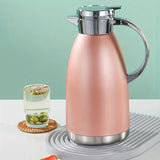 1PC 2.3L 304 Stainless Steel Thermal Pot Thermal Carafes Water Kettle European Style Home Insulation Kettle Vacuum Kettle