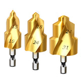 High Speed Steel Reamer Hexagonal Shank PPR Plastics Pipes Reaming Spigot Expander Practical Drill Bit Plumber's Tool