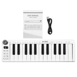 M-VAVE S-25mini Rechargeable 25-Key Control USB Keyboard MIDI Controller 25 Velocity Sensitive Keys 1 Knob