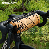 ESLNF Bike Front Tube Waterproof Storage Roll Bag Bicycle Handlebar Basket Pack Portable Large Capacity Cycg Accessory