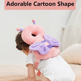 Head Protection Butterfly Shape Soft & Comfortable Children's Anti-fall Back Pillow For Baby Toddler