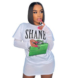 Women's Short Sleeve Long T-shirt