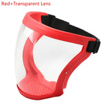 Security Protection Transparent Full Face Shield Safety Glasses Protective Cover Windproof Anti-Fog Eye Protection Face Mask