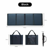 18V 100W Solar Panel Battery Charge for 5V/12V Mobile Notebook Outdoor Power Bank Rechargeable Solars Cell Folding Bag