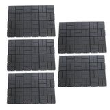 30 Pcs Interlocking Deck Tiles 30x30x2cm Plastic Anti Slip Quiet Patio Deck Tiles Outdoor Flooring System