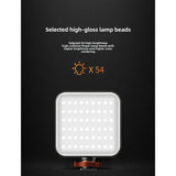 VRIG Led Video On Camera 2500-7500K Mini Vlog Fill Light with Type-C Photography Lighting