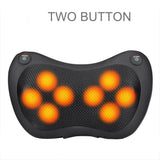 Rotating Backrest Waist Cervical Household Car Electric Shiatsu Massager Back Massage Pillow