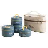Bento Box Set Portable Keep Warm Lunch With Insulated Bag Stainless Steel Thermal Food Container Kitchen Supplie