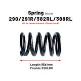 Taiwan EXA 290 291R and for DNM DV-22&DV 22AR Scooter bicycle rear shock absorber special spring 65mm