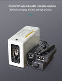 12V Charging Induction Network Cable Crystal Head Automatic Optical Fiber 5G Line Crimping hine