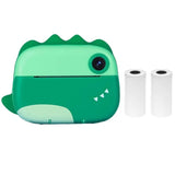 Kids Instant Printer 2.4 Inch Screen Dual Camera Timer Shooting 1080P Video Recording Thermal Inkless Printing