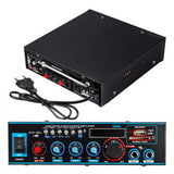 12V 220V 800W Bluetooth 5.0 Amplifier For Speakers 2.0 Channel Car Audio Power AMP Bass HIFI Music Player AUX FM TF With Remote
