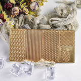 Copper Design Stamping Plate Cube Stamper tails Making Bar Ice Cream Printing Bartender Whisky Press Drawer Mold