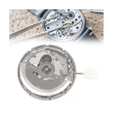 NH36/NH36A Movement+Steel Stem+Check Rod Kit Supports Day Date Set High Accuracy Automatic Mechanical Watch Movement