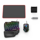 5 in 1 New Mobile Game Keyboard Mouse Gaming Set Single Converter Bluetooth-compatible 5.3 for Gamer Accessories