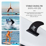 Inflatable Surfboard with Pump - Stand Up Racing Paddle PVC Surfing Board for Outdoor Water Sports