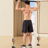 Adjustable Resistance Band Exercise Equipment Cable hine for Arms Legs Chest Pocket Gym System Home Fiess Pump