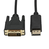 1.8M DP adapter cable converter Displayport in to DVI out for HP
