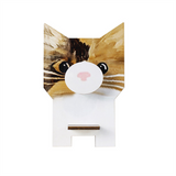 2PCS WOOD Puzzle Eyeglass Holder Sunglass Display Stand Home Office Desktop Animal Holiday Decoration Gift B