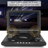 9.8Inch 16:9 Widescreen player 270° LCD Screen Home Car TV DVD Player Portable VCD Compact Disc MP3 Viewer Game Function