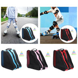 Portable Roller Bags Breathable Ski Sports Shoulder Ine Skate Bag for Adult Kid Ice Hockey Skates
