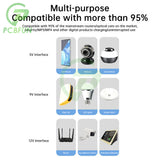 DC 10400mAh 5/9V/12V/15V/24V 1A/2A Output Uninterruptible Power Supply 85‑265V UPS Battery Backup EU Plug