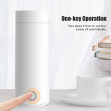 400ml Travel Stainless Steel Vacuum Insulated Cup Auto Off Electric Kettle Water Boiler Bottle For Tea Coffee
