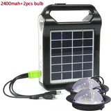 Portable 6V Rechargeable Solar Panel Power Storage Generator USB Charger With Lamp Lighting Home Solars Energy System Kit