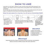 Correct Cervical Vertebra Lumbar Traction Straight Spine Relax Massage Board Brace Back Stretching Device Health Care
