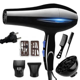 Powerful professional dryer, 2200W, fast heating, hot and cold Uste, ion hair dryer with air collection