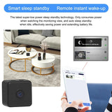 AEVYVKV Wireless WiFi Remote Monitor Mini Tiny Home IP Camera With Built-In In Super-Long Battery Life