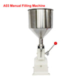 A02 A03 Pneumatic Liquid Paste 5~50ml Manual Nail Polish Shampoo Filg hine for Cream Cosmetic Oil Filler