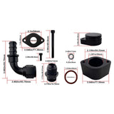 CCV Reroute Engine Ventilation Kit Engine Crankcase Breather Set for FORD SUPER DUTY 6.7 POWERSTROKE DIESEL ABS Metal