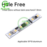 1/5/10Pcs DC12V LED Strip with no darkareas three color manual scanning wardrobe light infrared induction switch module