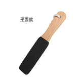 Portable Frosting Rubbing Board Wood Handle Peeling Sole Scraping Heel Calluses Horny Foot Pedicure Tool