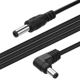 1 Way/ 8 Ways Right Angle Daisy Chain Line Cable 18V 2A for Guitar Effects Pedals Power Supply